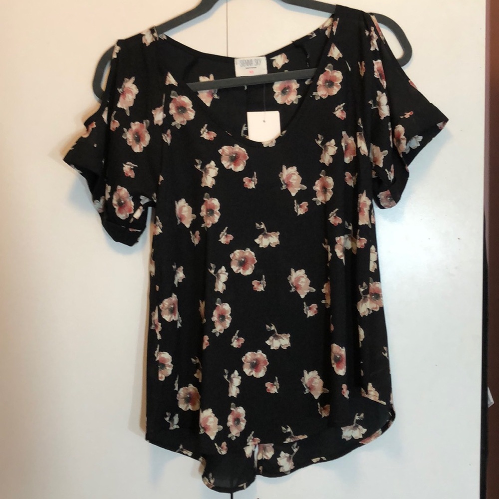 Floral print top